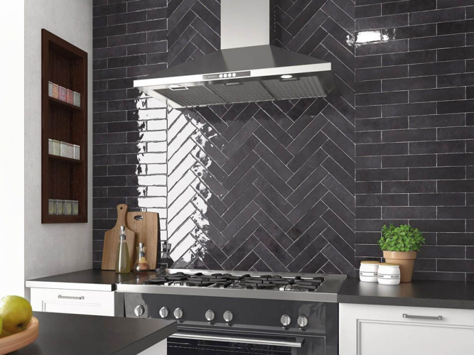 Плитка Equipe Tribeca 26874 Basalt 6x24