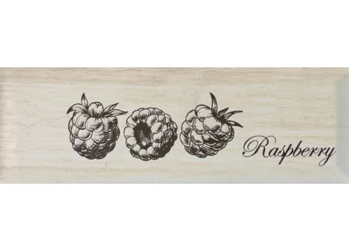 Керамическая плитка Monopole Декор Antique Gris Fruit Creta Raspberry 10x30