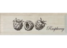 Керамическая плитка Monopole Декор Antique Gris Fruit Creta Raspberry 10x30