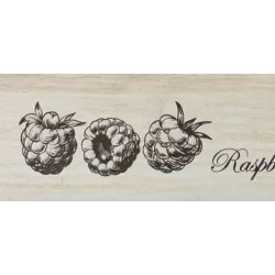 Керамическая плитка Monopole Декор Antique Gris Fruit Creta Raspberry 10x30