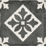Плитка Equipe Art Nouveau 24416 Padua Black 20x20