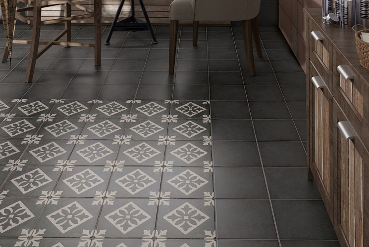 Плитка Equipe Art Nouveau 24416 Padua Black 20x20