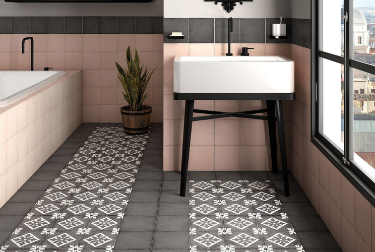 Керамогранит Equipe Art Nouveau 24416 Padua Black 20x20