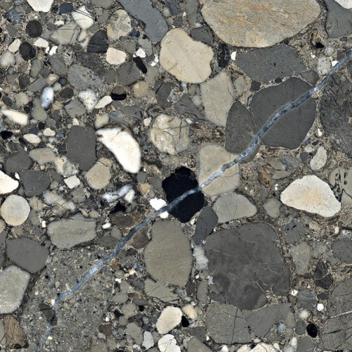 Керамогранит Primavera Arseno Nero Carving CR106 60x60