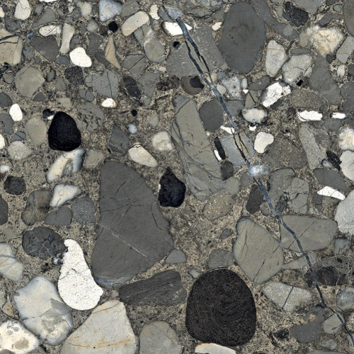 Керамогранит Primavera Arseno Nero Carving CR106 60x60