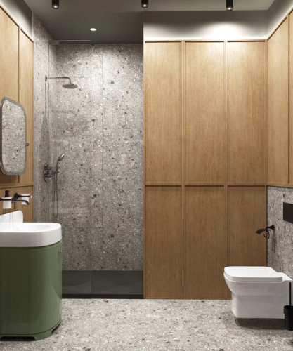 Керамогранит Idalgo Gerda Dark Grey / Герда Темно-серый MR 60x120