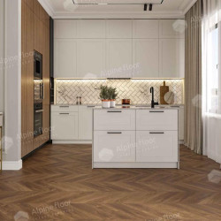 Кварцвиниловая плитка Alpine Floor Chevron Alpine Дуб Коричневый ECO 18-13 MC