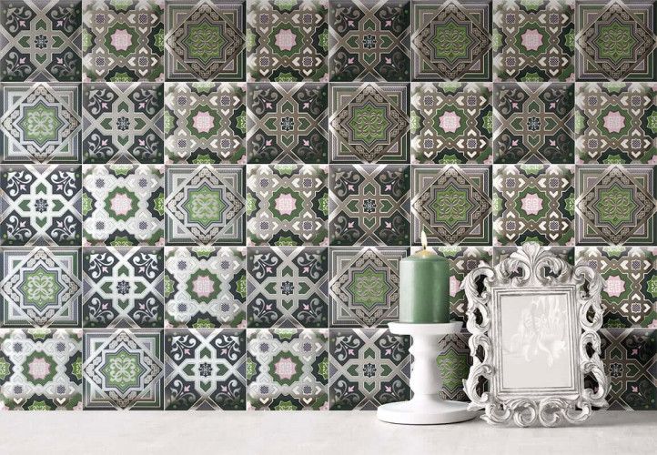 Керамическая плитка Mainzu HD Effects PT02316 Decor Metal White 15x15