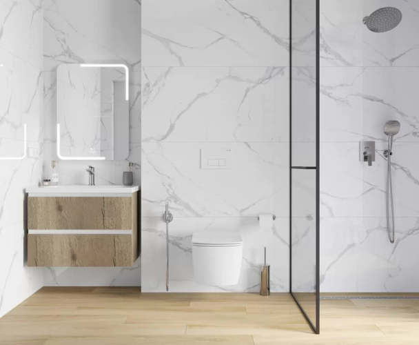 Керамогранит Ceradim х9999304481 Calacatta Splendid Silver Белый Матовый 60х120