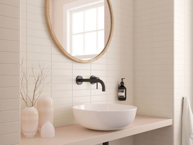 Плитка Equipe Costa Nova 28452 Beige Pale Glossy 5x20