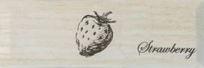 Керамическая плитка Monopole Декор Antique Gris Fruit Creta Strawberry 10x30