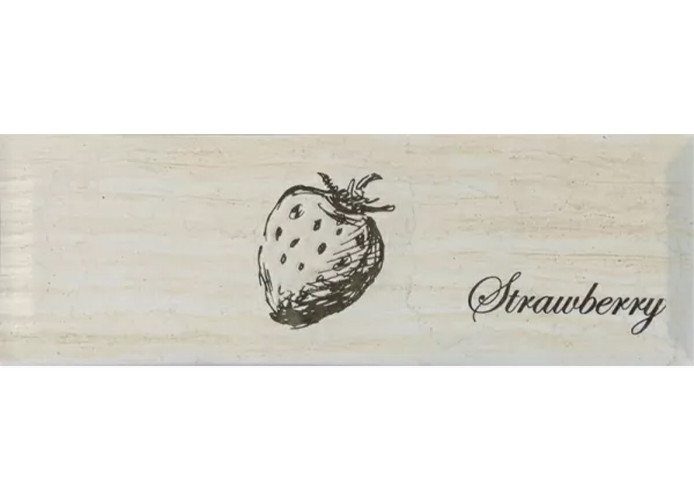 Керамическая плитка Monopole Декор Antique Gris Fruit Creta Strawberry 10x30