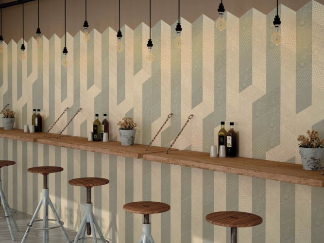 Плитка Equipe Rhombus 21311 Green 14x24