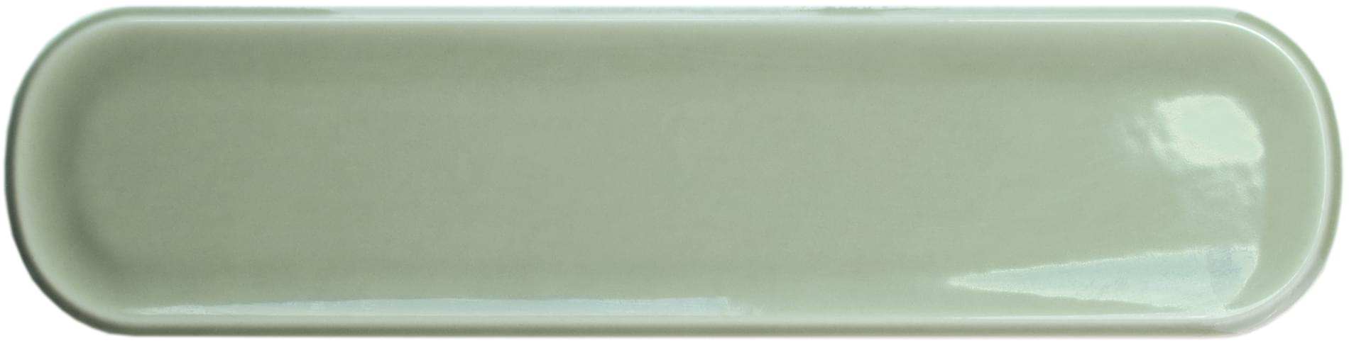Керамическая плитка Wow 129087 Aquarelle O Mint Grey 7.5x30