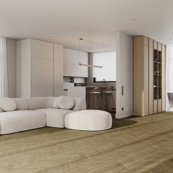 Кварцевый паркет Quartz Parquet Штучный паркет Дуб Конго 44-1258-54 5/0,6 мм