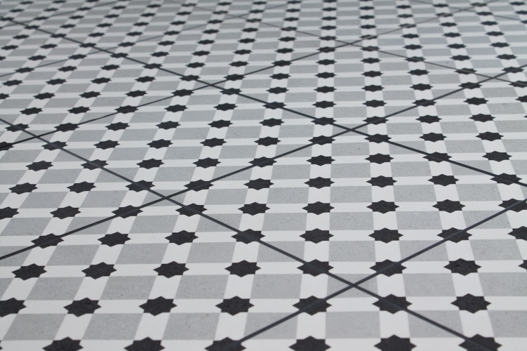 Керамогранит Staro Carpets Pre-Cut Rondo Grey matt 60x60