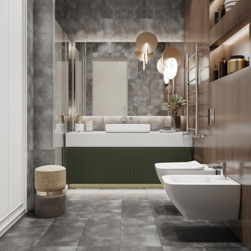 Кварц-виниловый ламинат SPC CronaFloor Stone Торнадо Дымчатый BD-1790-10