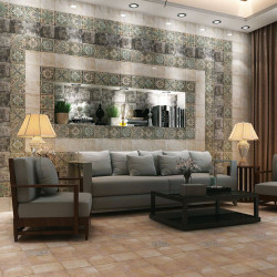 Керамическая плитка Mainzu Mandala PT02794 Brown Matt  20x20