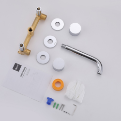 Смеситель ABBER Wasser Kreis AF81122 для раковины скрытого монтажа, хром