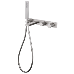 Смеситель ABBER Rund AF8730SP для ванны скрытого монтажа, сатин