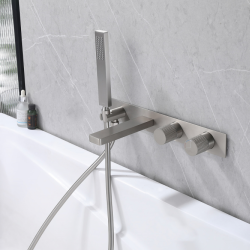 Смеситель ABBER Rund AF8730SP для ванны скрытого монтажа, сатин