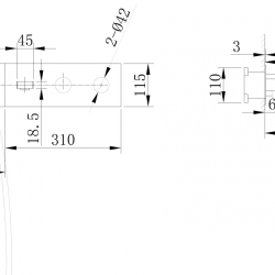 Смеситель ABBER Rund AF8730SP для ванны скрытого монтажа, сатин