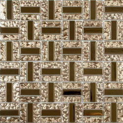 Мозаика NSmosaic MS-617 чип 	15x48 мм, сетка 300x300мм, матовая