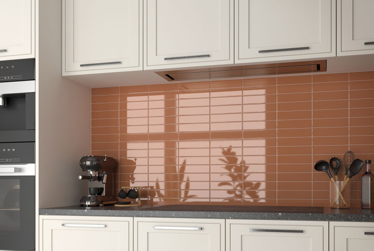 Плитка Equipe Costa Nova 28444 Grey Glossy 5x20