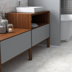 Плитка Equipe Carrara 23101 Hexagon 17,5x20
