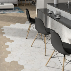 Плитка Equipe Carrara 23101 Hexagon 17,5x20