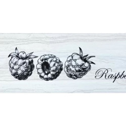 Керамическая плитка Monopole Декор Antique Gris Fruit Laguna Raspberry 10x30