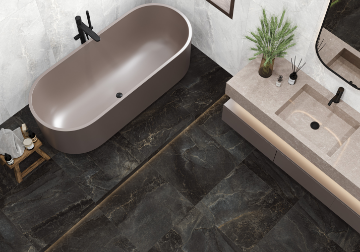 Керамогранит Delacora D120254L Infinity Dark Лаппатированный 60x120