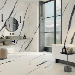 Керамогранит Atlas Concorde Russia 600010002406 Forte dei Marmi Panda White Matt Rett 120x120