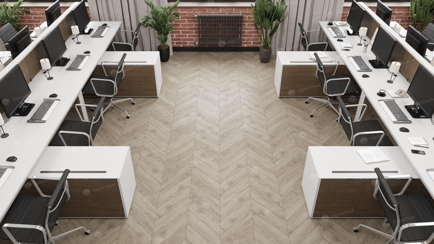 Кварцвиниловая плитка Alpine Floor Chevron Alpine Карите ECO 18-11 MC