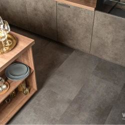Кварцвиниловая плитка Vinilam CERAMO VINILAM Glue Цемент Стальной 71610