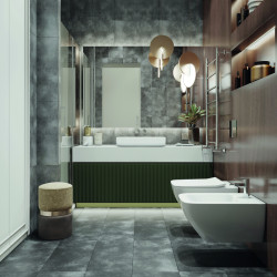 Кварц-виниловый ламинат SPC CronaFloor Stone Торнадо Серый BD-918-X