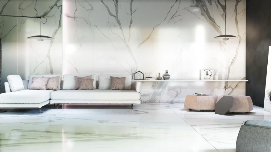 Керамогранит Neodom N80002 Titanium Statuario Amaze Polished 120x280