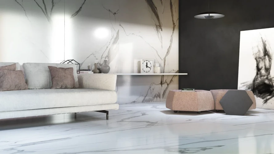 Керамогранит Neodom N80002 Titanium Statuario Amaze Polished 120x280