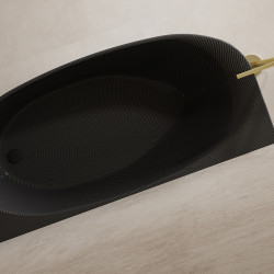 Карбоновая ванна ABBER Karbon AK9004 черная