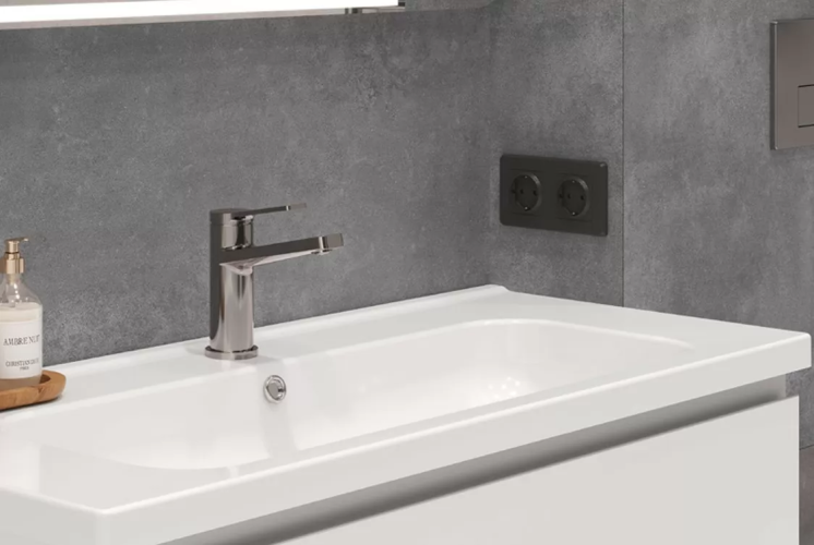 Керамогранит Ceradim х9999305461 Concrete Courage Dark Grey Темно-серый Матовый 80х80