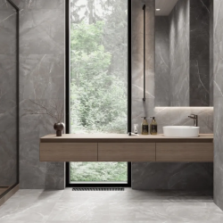 Керамогранит Laparet LP6060G0051R Timeless Taupe серо-бежевый матовый карвинг 59,5х59,5