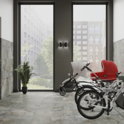 Керамогранит Laparet LP6012G0141R Storm Ash Pro серый матовый R10 STR 59,5х119,1