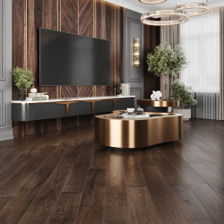 Паркетная доска Amber Wood A32.32.10.189-001 Дуб Бурбон 1860x189x14 мм