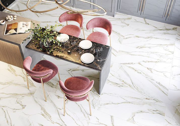 Керамогранит Delacora D12054M Omega Gold матовый карвинг 60x120