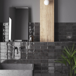 Плитка Equipe Altea 27615 Black 7,5x15