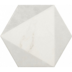 Плитка Equipe Carrara 23102 Hexagon Peak 17,5x20