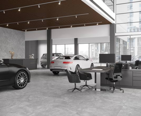 Керамогранит Laparet Rocky Grey Pro серый матовый r 60х60