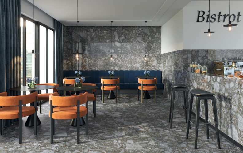 Керамогранит Atlas Concorde Russia 610010002972 Forte dei Marmi Quark Ceppo Apuano Quartz Matt Rett 80x80