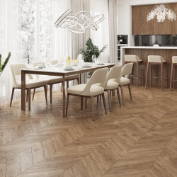 Кварцвиниловая плитка Alpine Floor Chevron Alpine Гевуина ECO 18-10 MC
