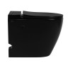 Унитаз ABBER Bequem AC1115PMB приставной черный матовый с импульсным смывом